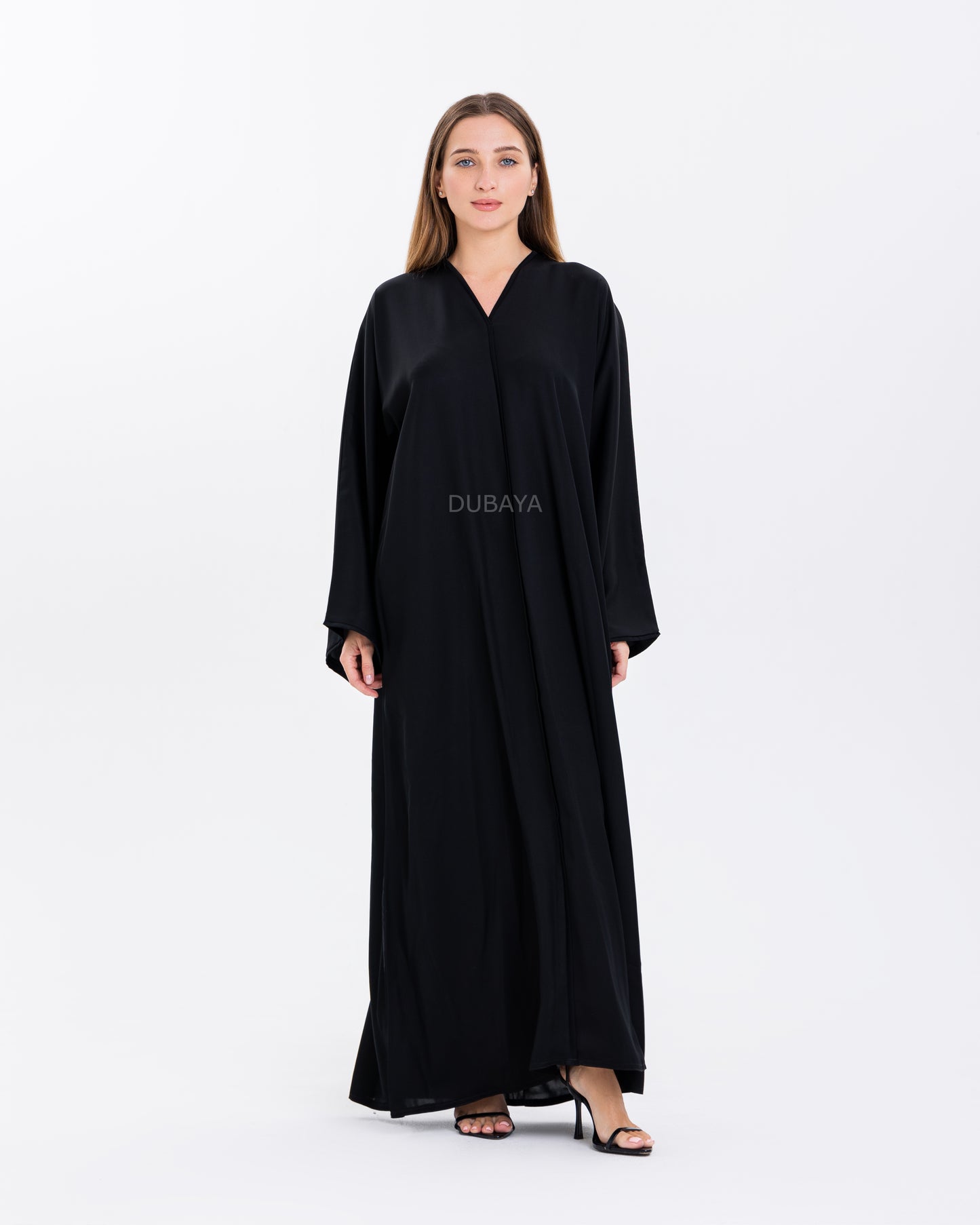 Essential Abaya Satin Black