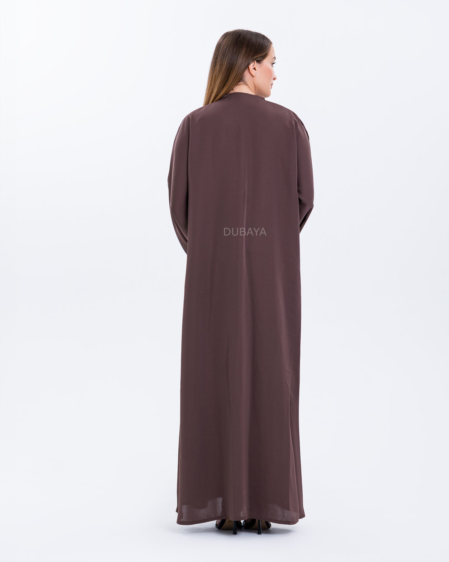 Essential Abaya Satin Brown
