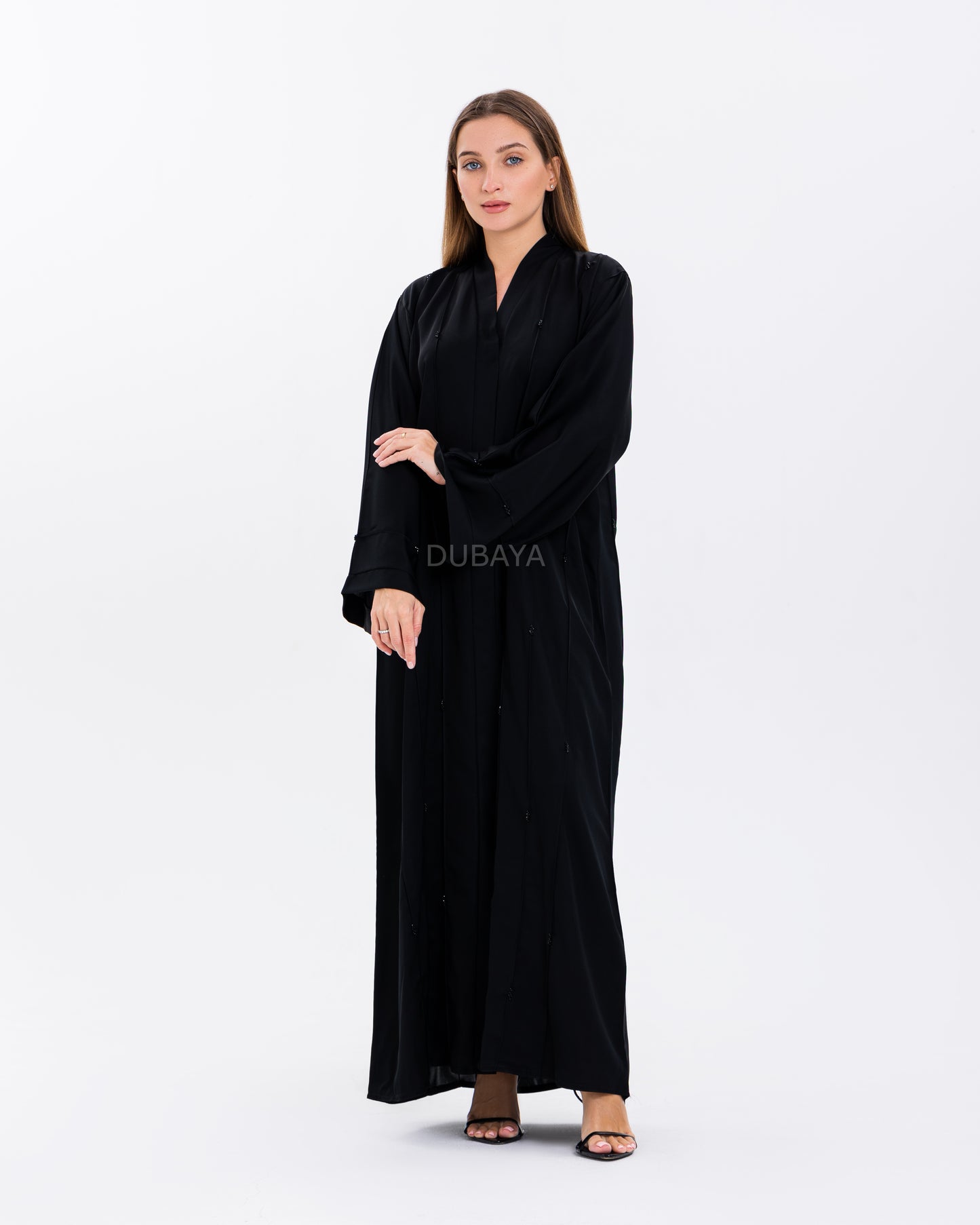 Emirati Black Abaya