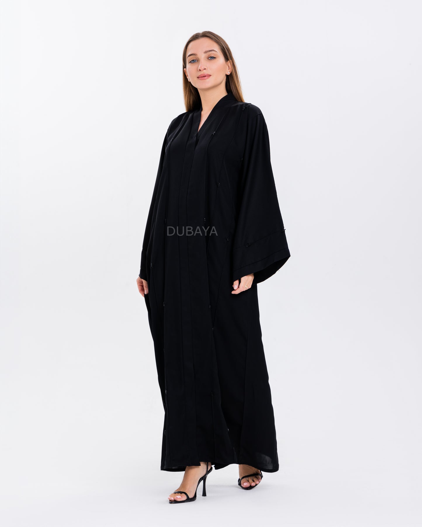 Emirati Black Abaya