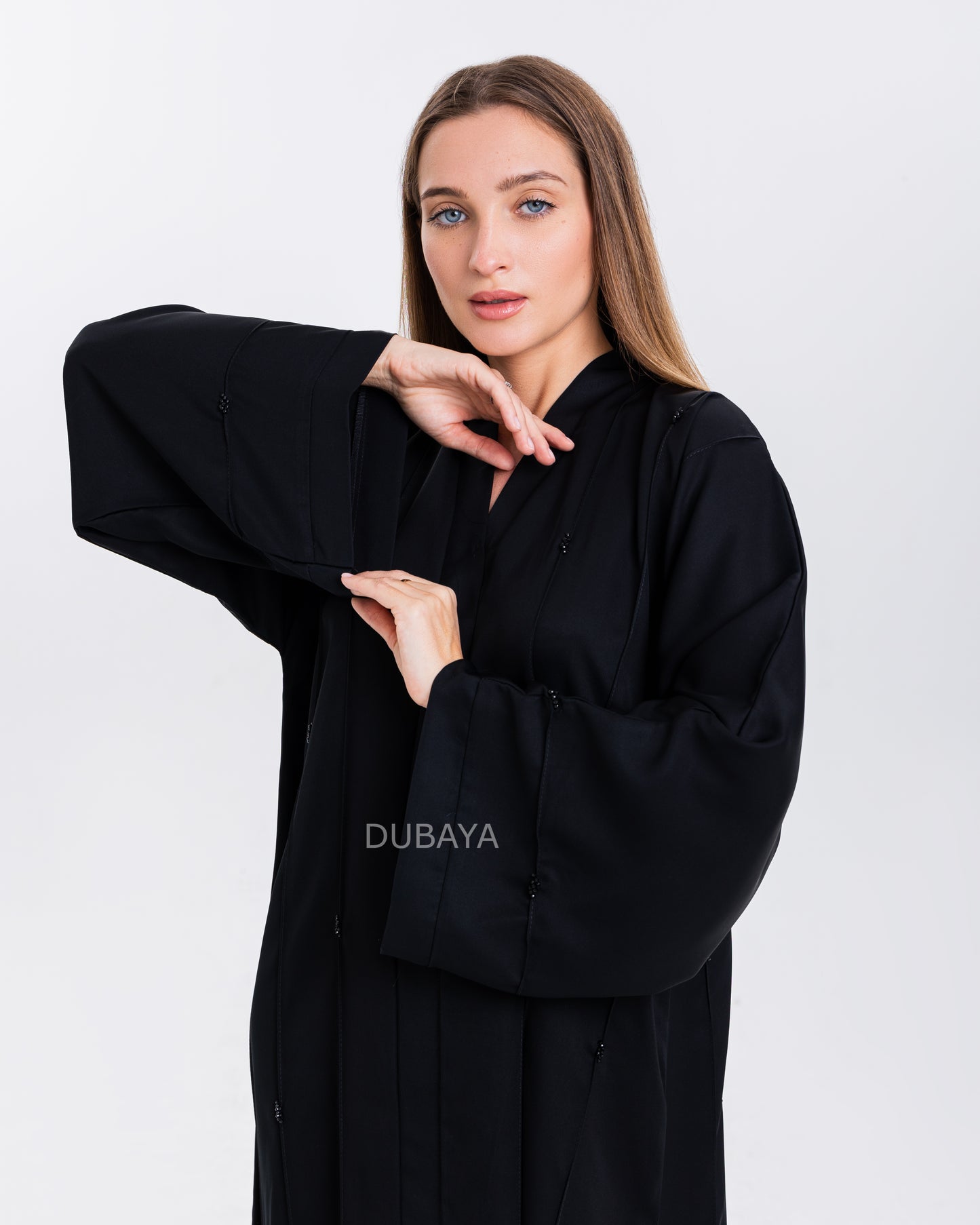 Emirati Black Abaya