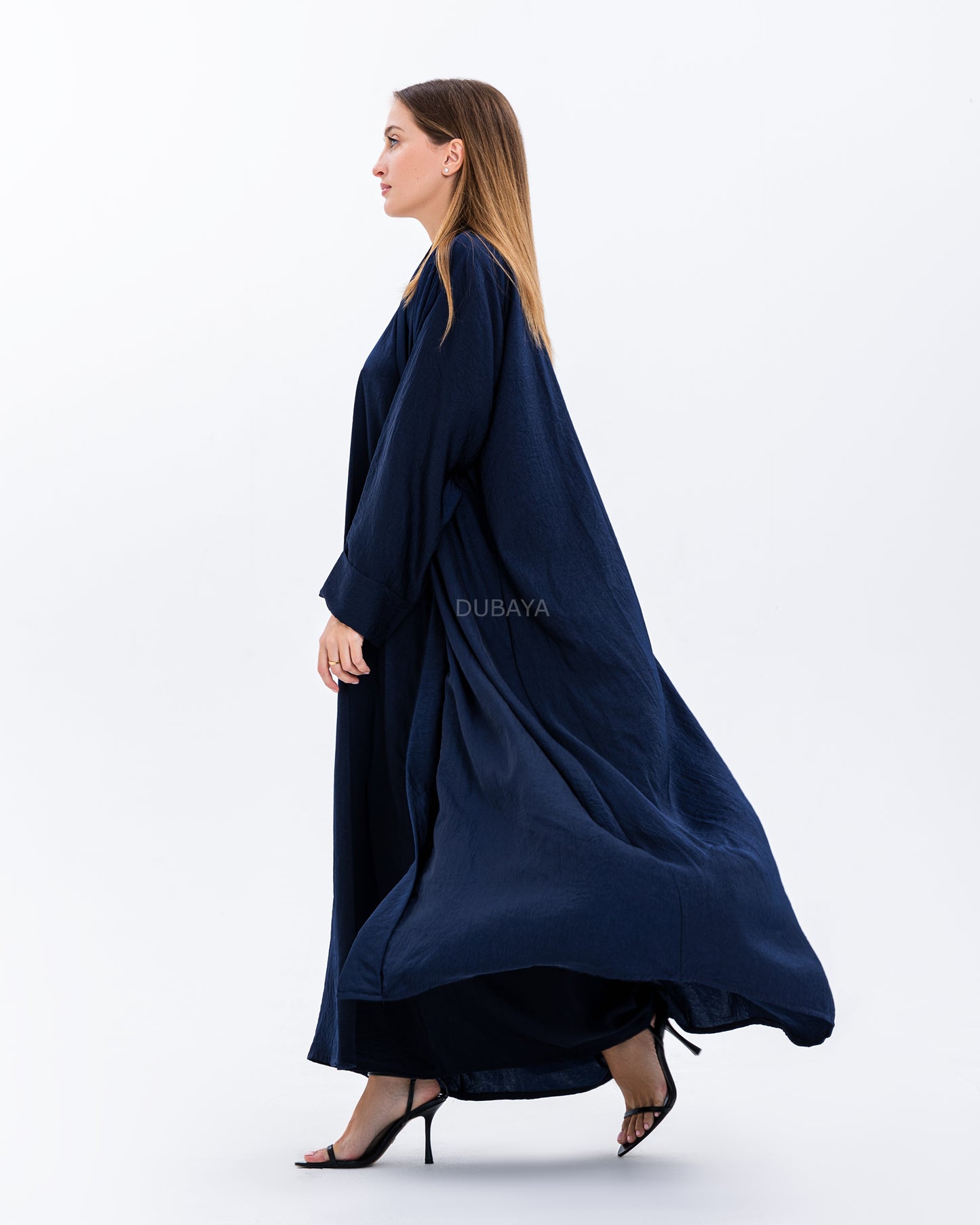 Dubaya Abaya Set Blue