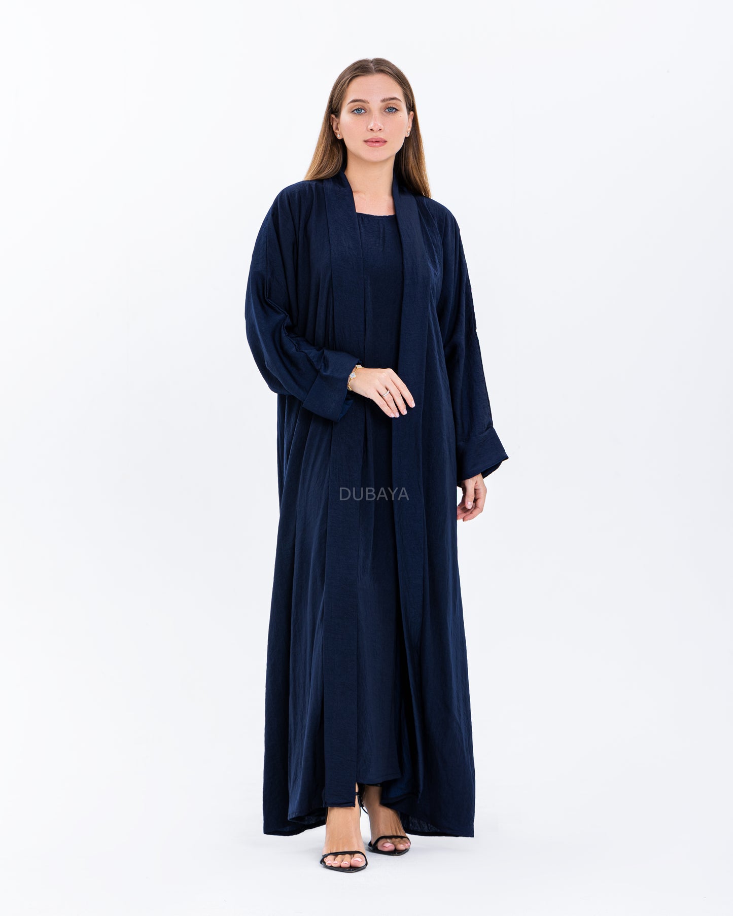 Dubaya Abaya Set Blue