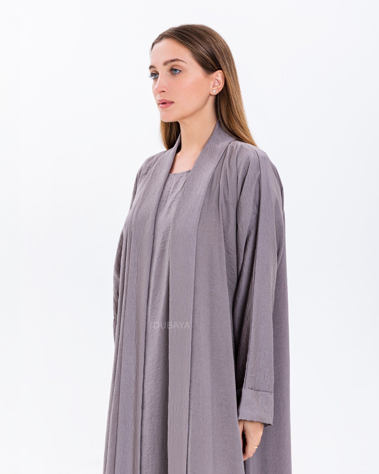 Dubaya Abaya Set Taupe