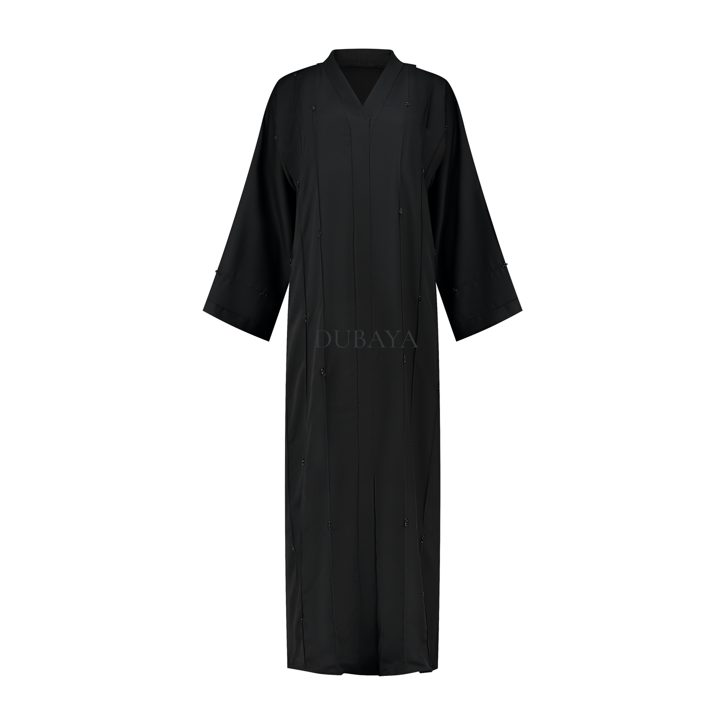 Emirati Black Abaya